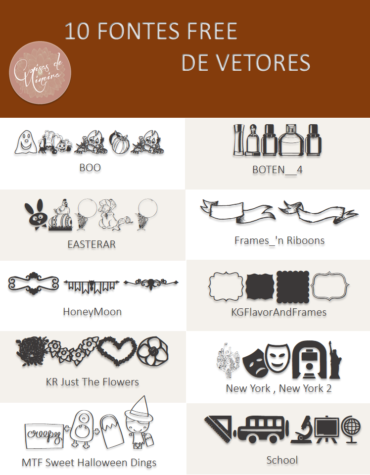 10 fontes free de clip art
