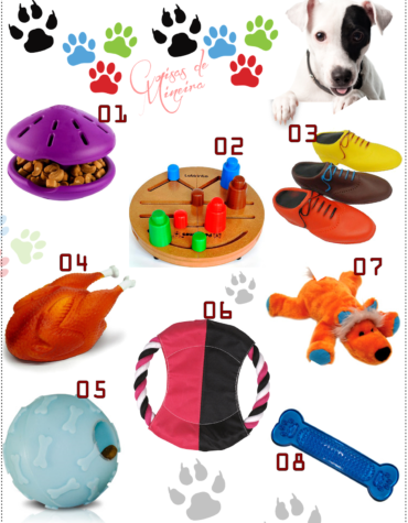 8 Brinquedos fofos para seu Cãozinho