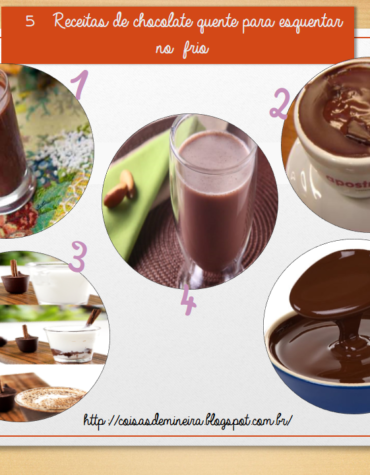 {Receita} 5 Bebidas de chocolate quente para esquentar no frio