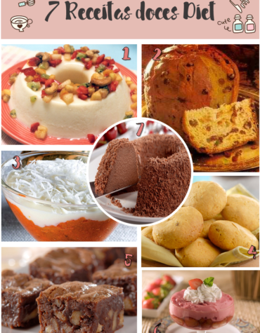 7 receitas diet para quem adora doces