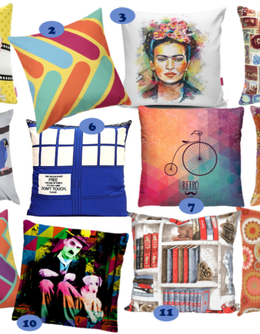 Onde comprar:  Almofadas coloridas