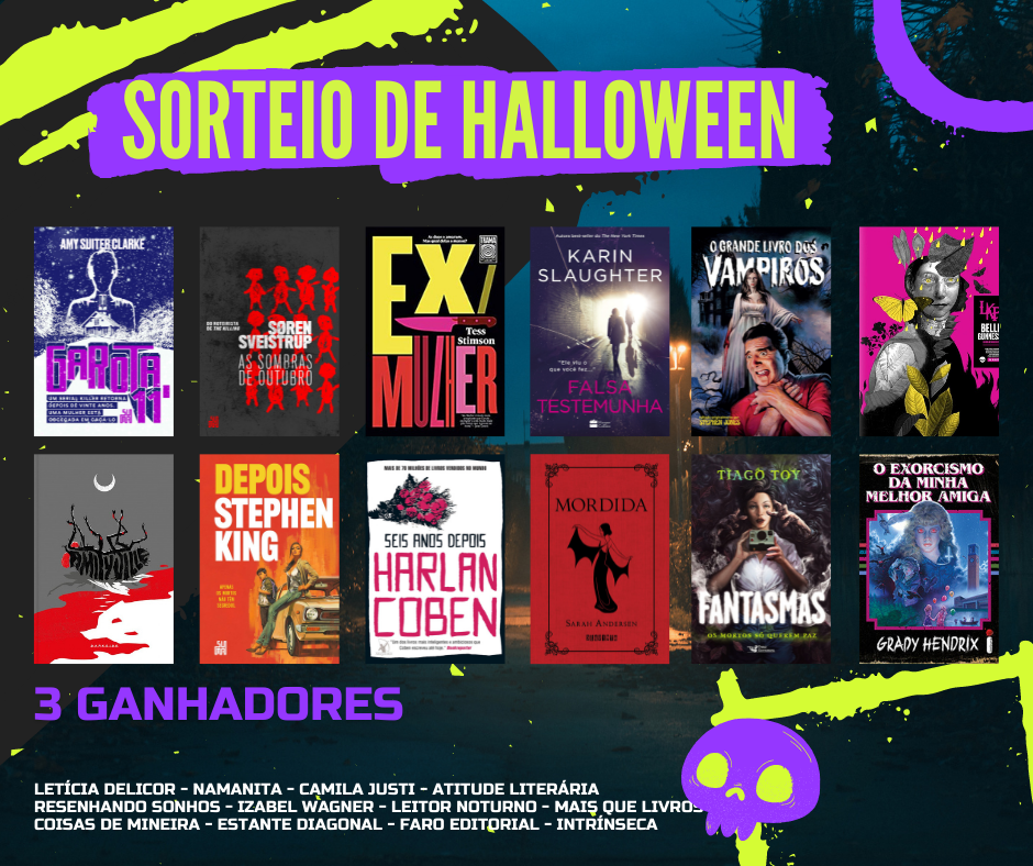 sorteio de Halloween sorteio de Halloween