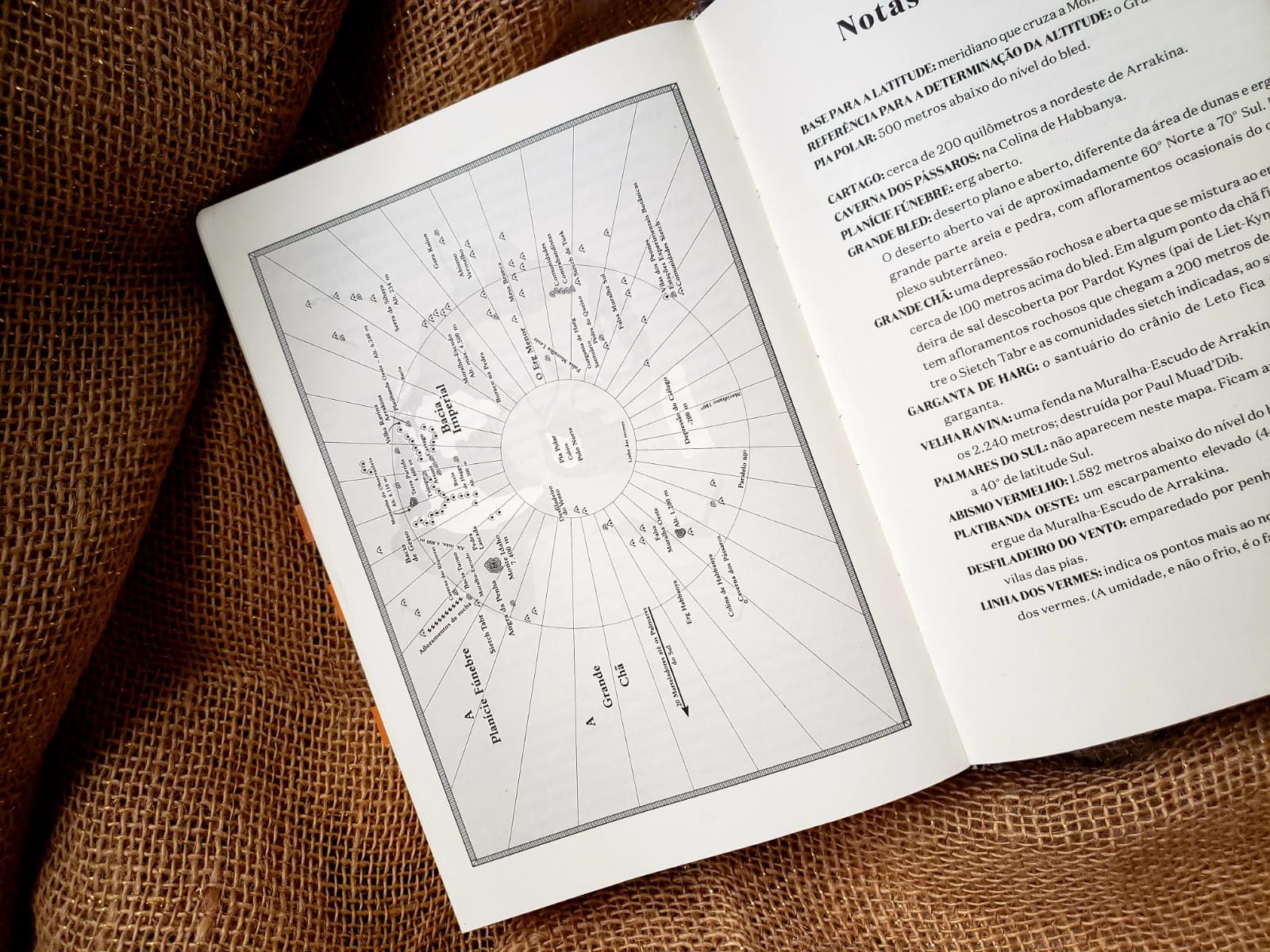 Mapas do livro