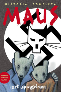 livro Maus de Art Spiegelman Capa do livro Maus de Art Spiegelman