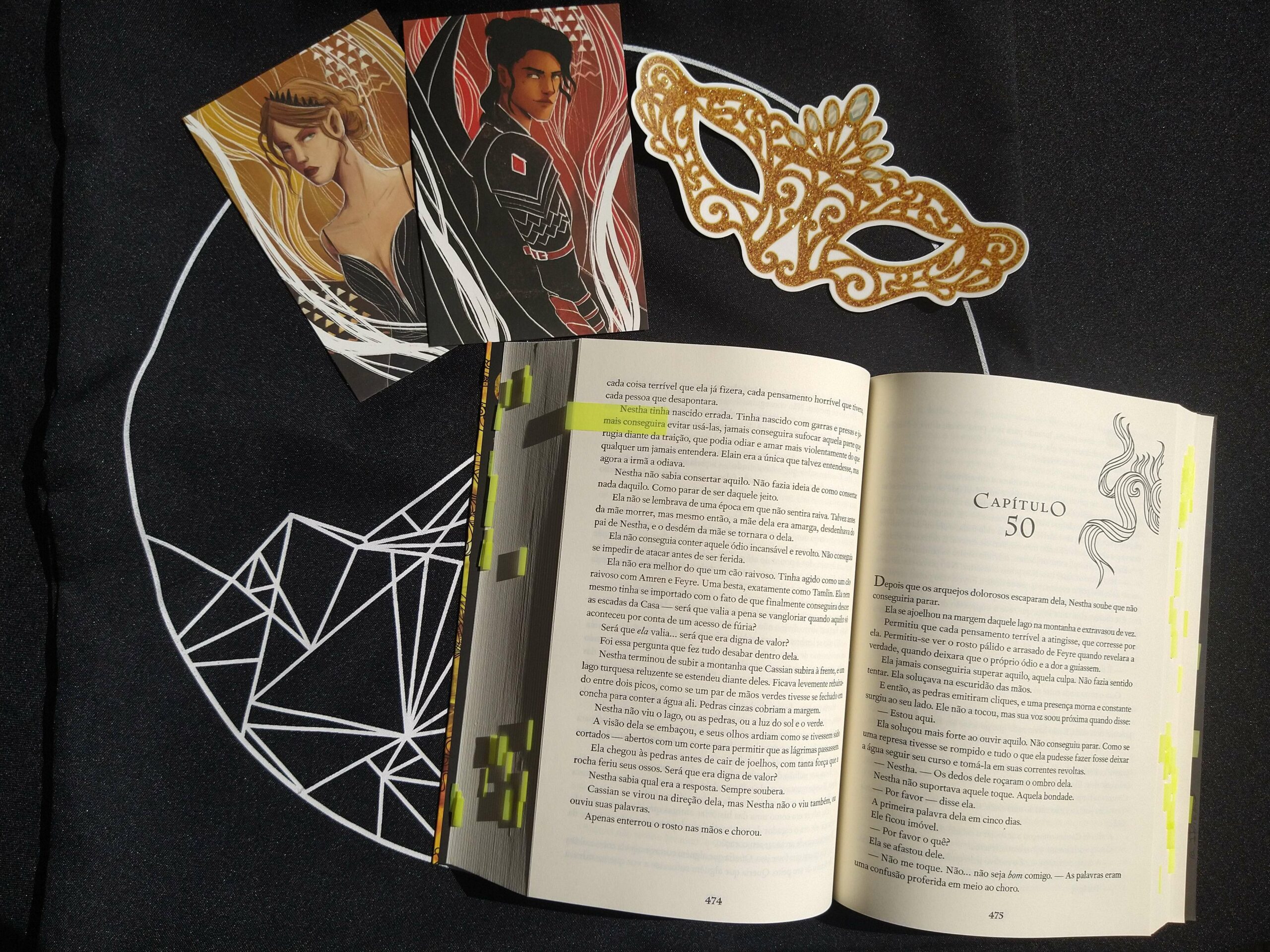 Corte de Chamas Prateadas Sarah J Maas resenha do livro