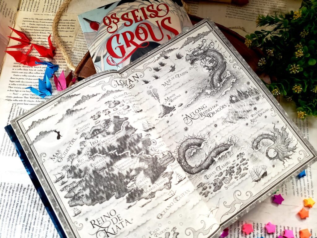 Mapa Do Livro Os Seis Grous De Elizabeth Lim