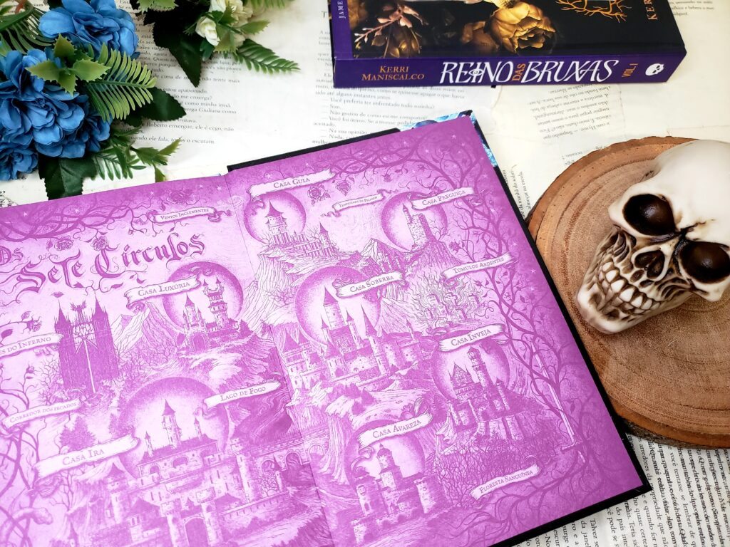 Mapa Do Livro Reino Das Bruxas Natureza Sombria De Kerri Maniscalco